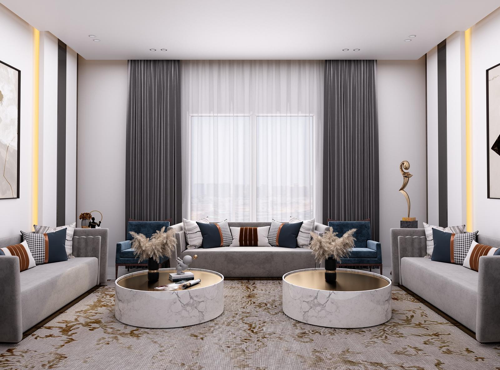 Residential ground floor renovation in Riyadh – Focal Point Decor (4)
