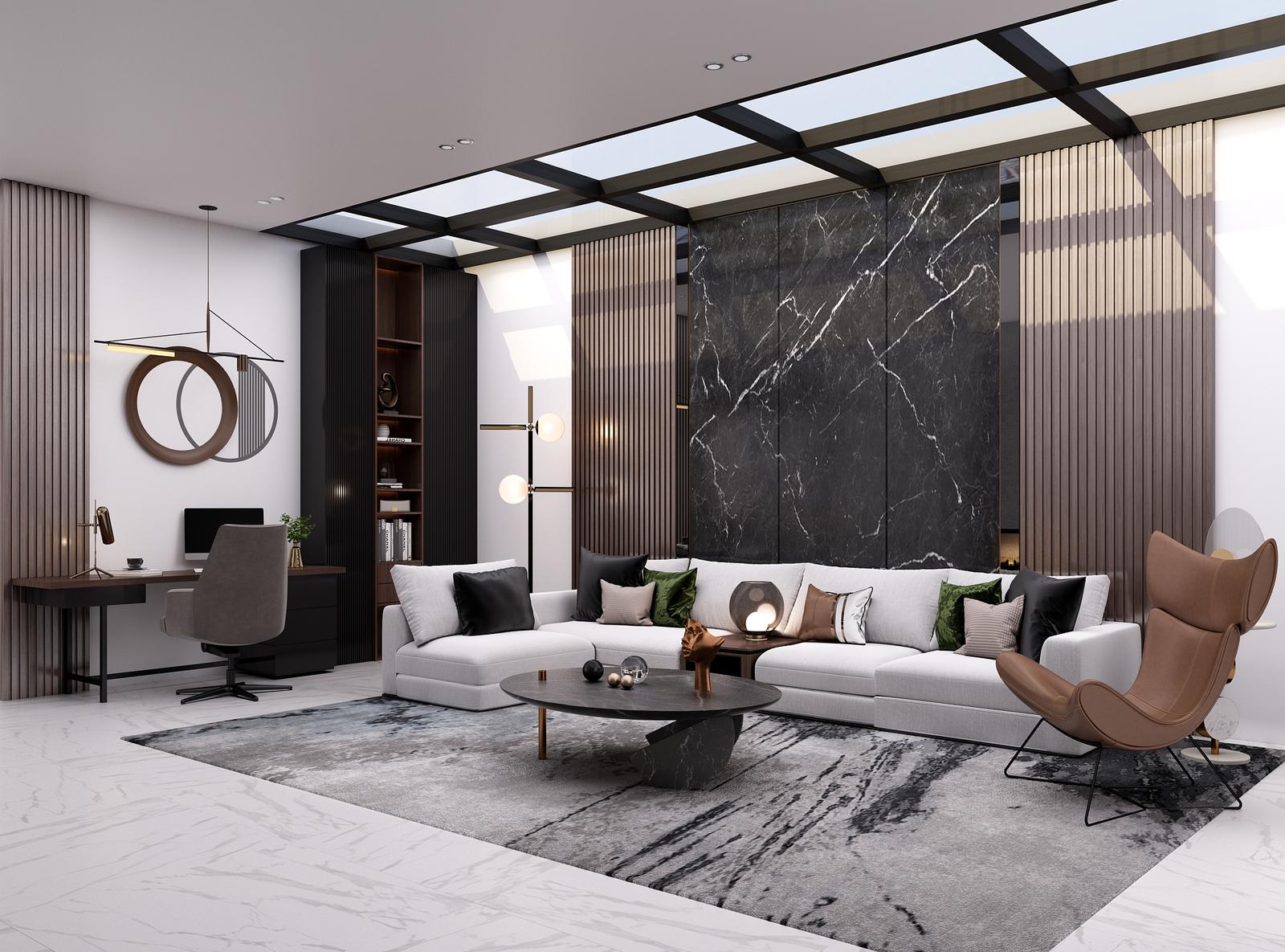 Residential ground floor renovation in Riyadh – Focal Point Decor (5)