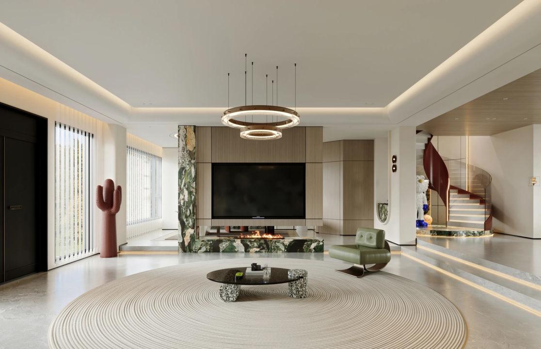 Residential interior design concept – living, dining and bedroom – Focal Point Decor (1)