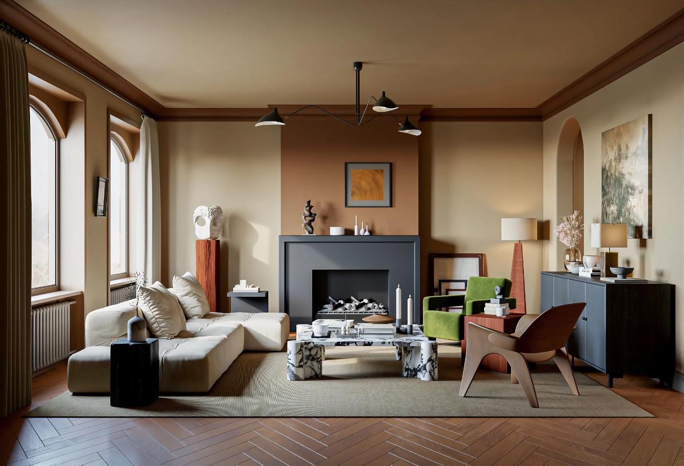 Residential interior design concept – living, dining and bedroom – Focal Point Decor (4)
